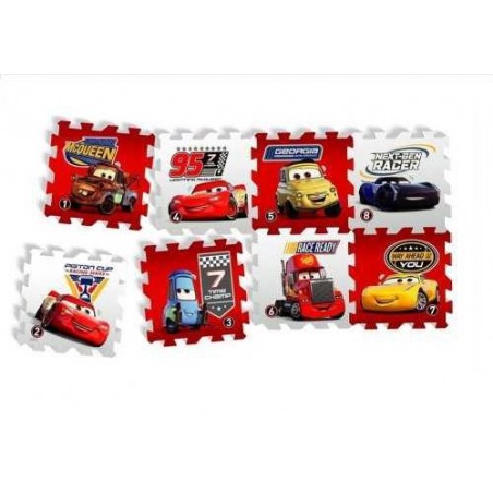 Covoras Puzzle Cars - "Race of a Lifetime", 8 buc, Knorrtoys 21013